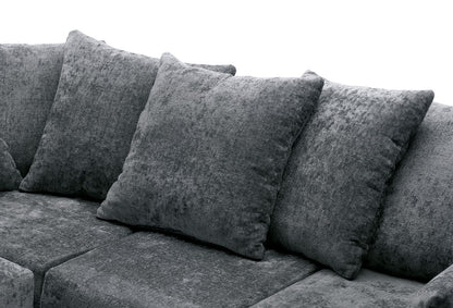 Firenze Crushed Chenille U Shape Sofa