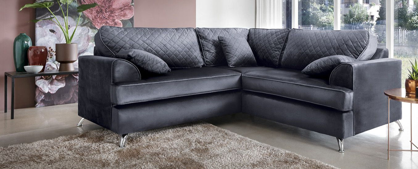 Velvet Royale Corner Sofa