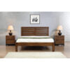 Veyra Rustic Oak Solid Wood Bed - 4 Foot - Rustic Oak