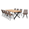 Yale Large 2200 Solid Oak Table Natural Oil - luxury dining furniture
