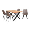Yale Small 1400 Solid Oak Table Natural Oil - luxury dining furniture