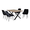Yale Small 1400 Solid Oak Table Smoked Oil - luxury dining furniture