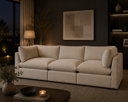 Arlo Feather 3-Piece Sofa
