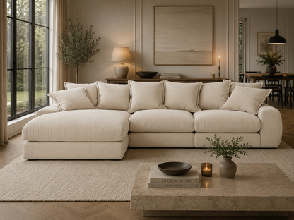 Milo Modular Left Hand Large Chaise Sofa