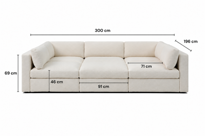 Belva Pit Modular Cinema Sofa