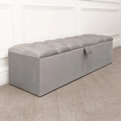 Belvoir Buttoned Ottoman Box
