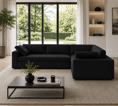 Velora Wide Arm 3-Piece L-Shaped Modular