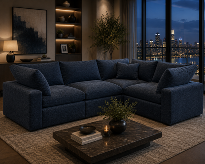 Lunara Cloud Closed End Corner Sofa