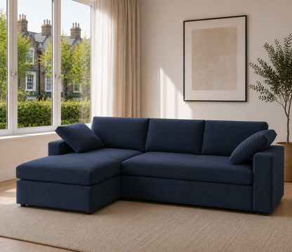 Velora Chaise Wide Arm Modular Corner Sofa