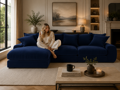 Milo Modular Left Hand Large Chaise Sofa
