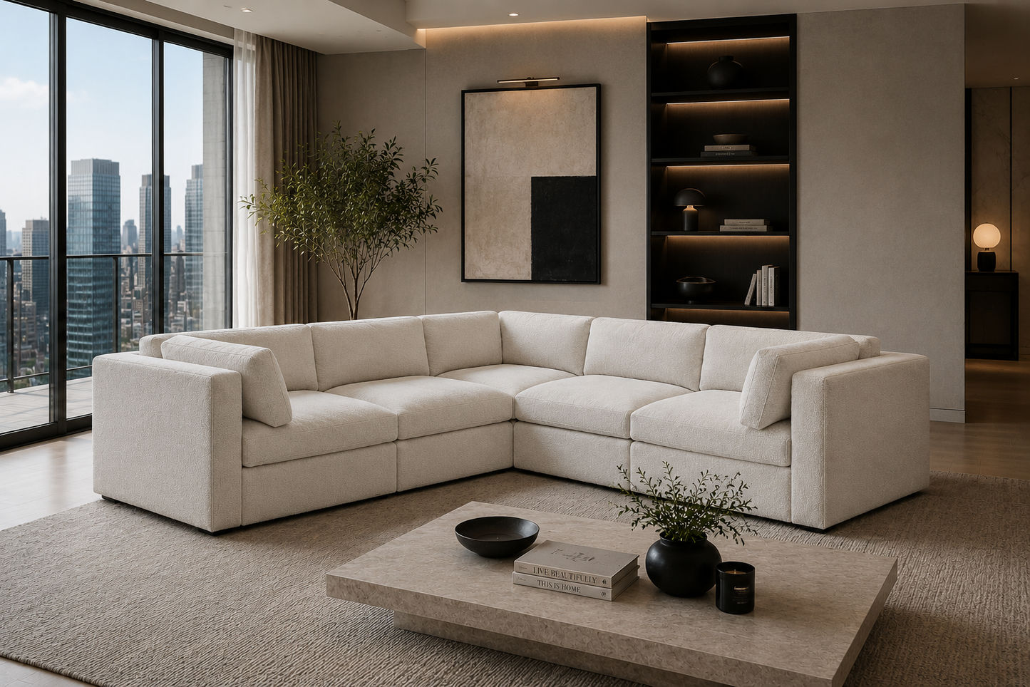 Belva Corner Modular Sofa