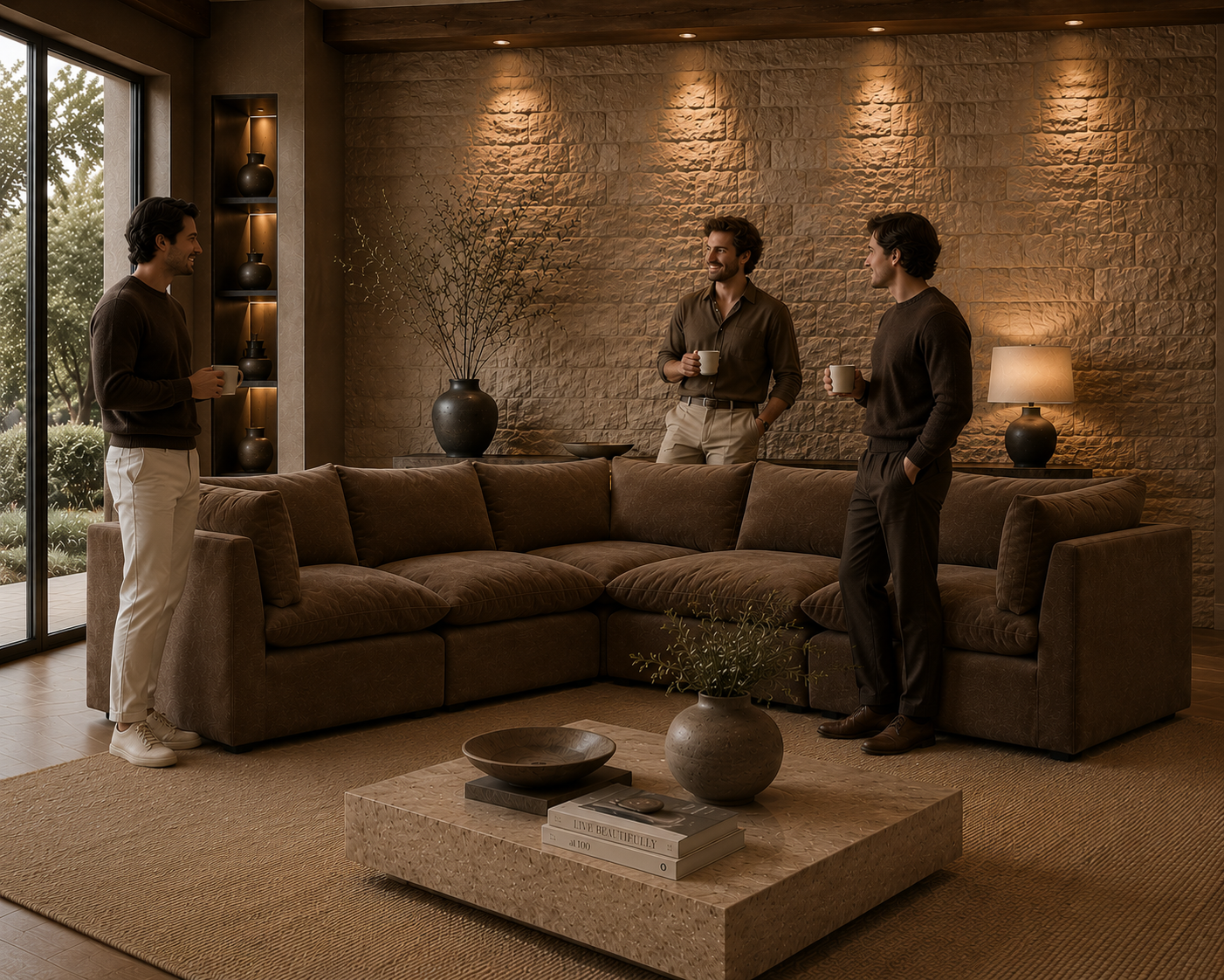 Arlo Feather 5-Piece Corner Sectional