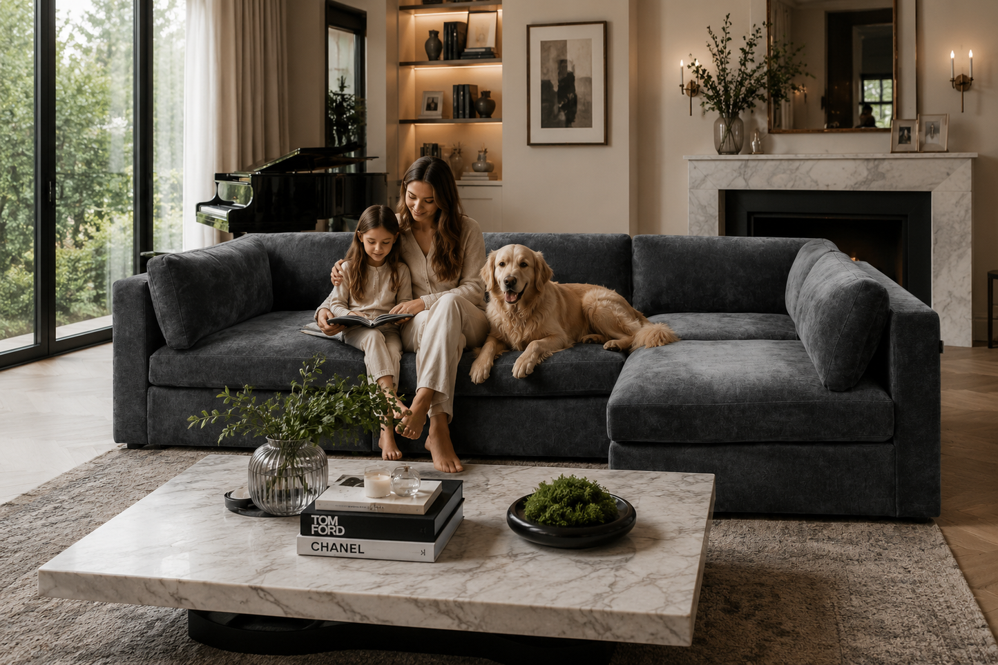 Belva L Shape Modular Sofa
