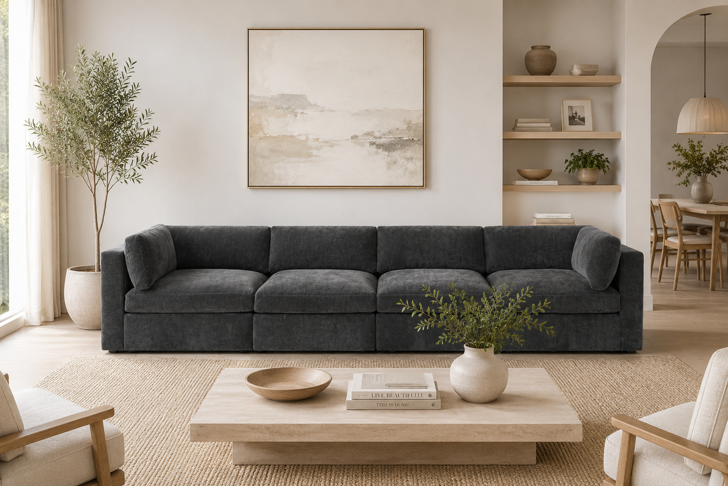 Belva 4 Seater Modular Sofa