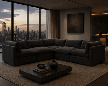 Arlo Feather 5-Piece Corner Sectional
