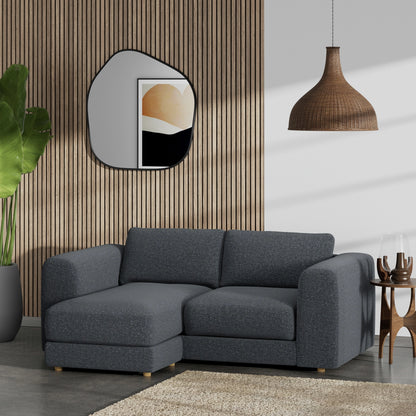 Spanish Reversible Plush 3 seater Chase Corner Sofa