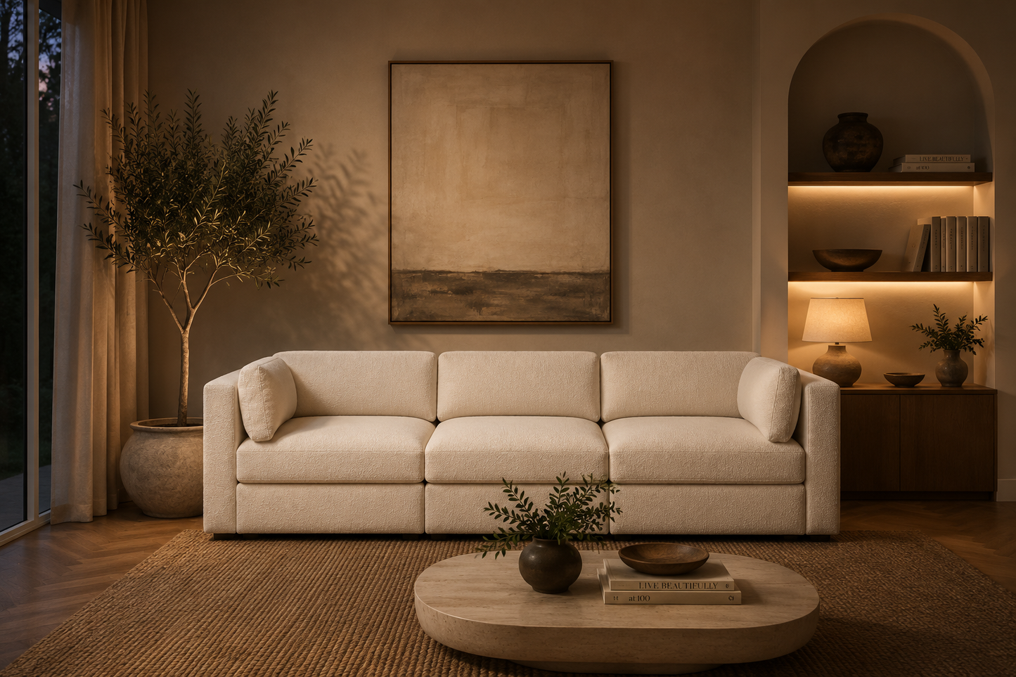 Belva 3 Seater Modular Sofa
