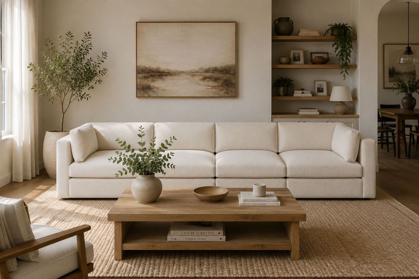 Belva 4 Seater Modular Sofa