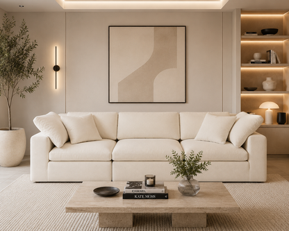 Lunara Cloud 3 Piece Modular Sofa