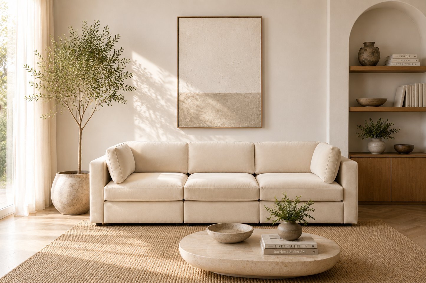 Belva 3 Seater Modular Sofa