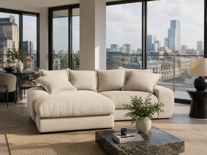 Milo Left Hand Chaise Modular Sofa