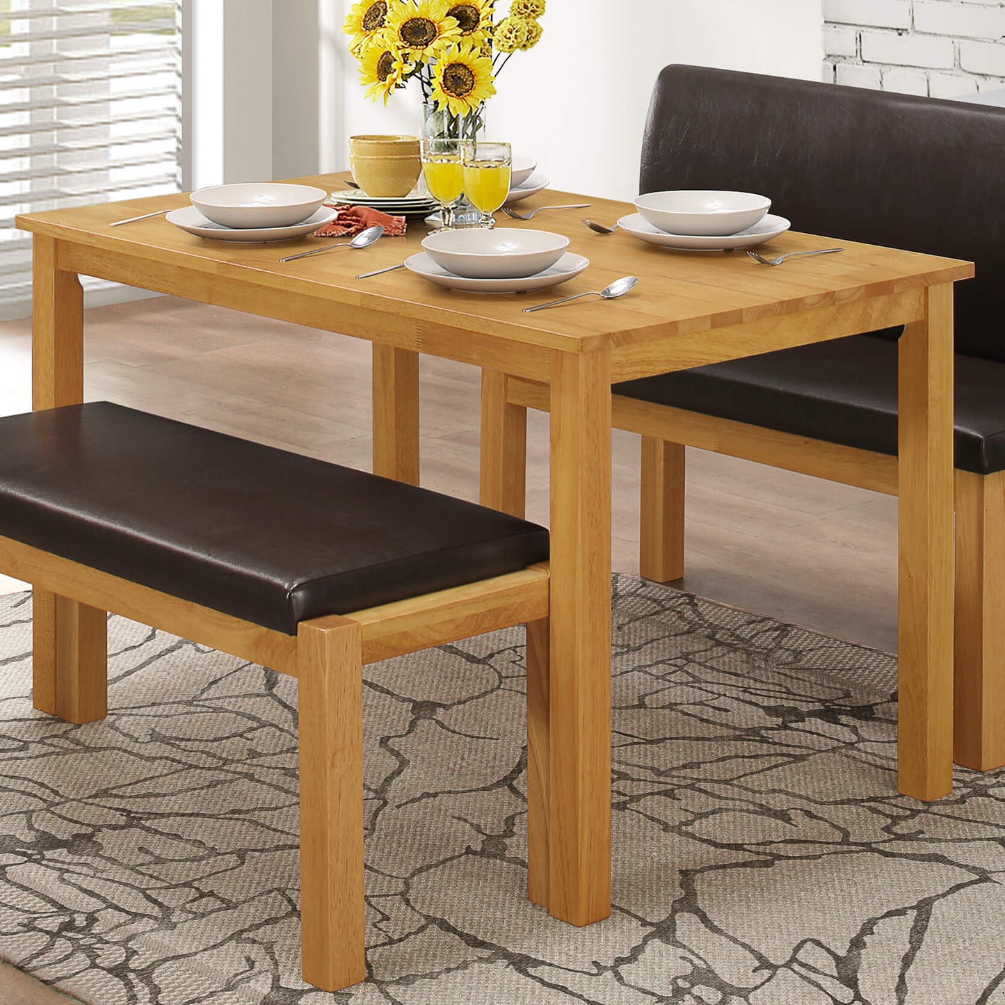 Hamra Dining Table Only Natural Oak - luxury dining furniture