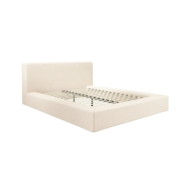 Hudson White Twill Super Soft Bed