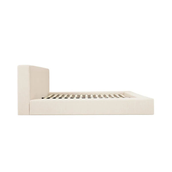 Hudson White Twill Super Soft Bed