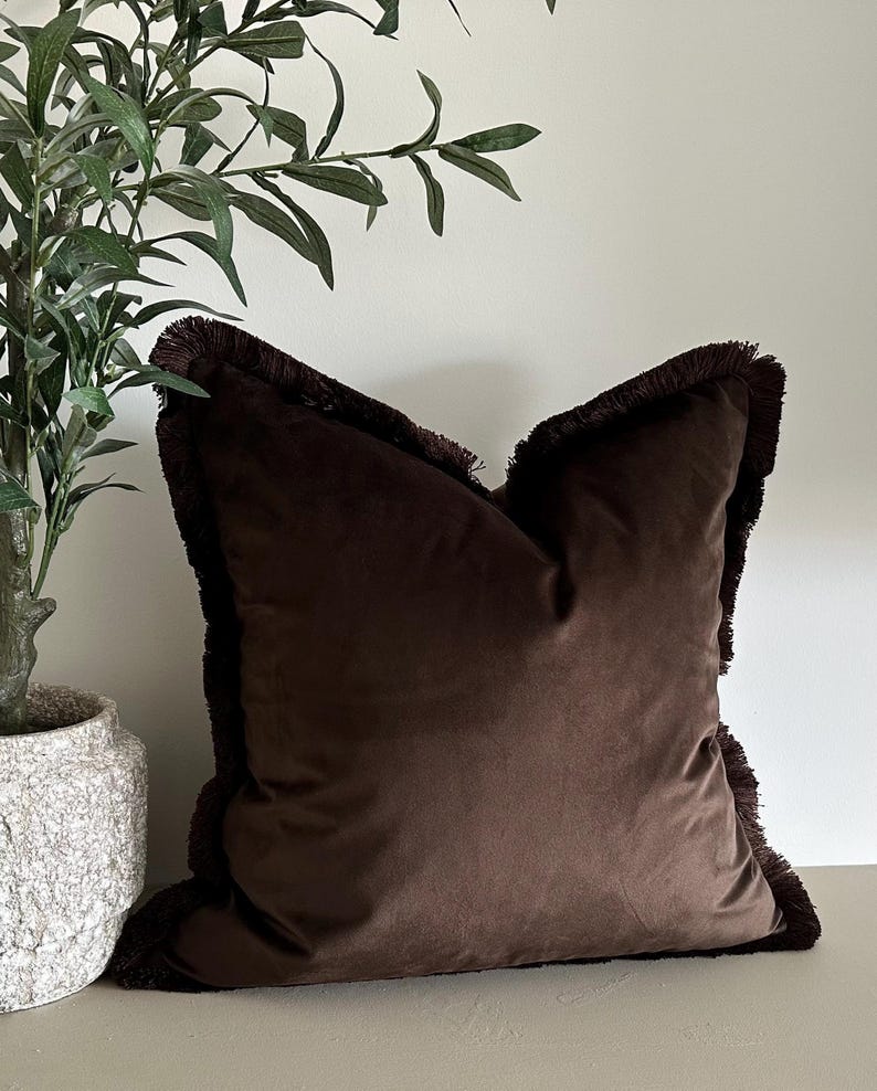 Florence Neutral Velvet Sofa Cushion Set - additional styling image 5