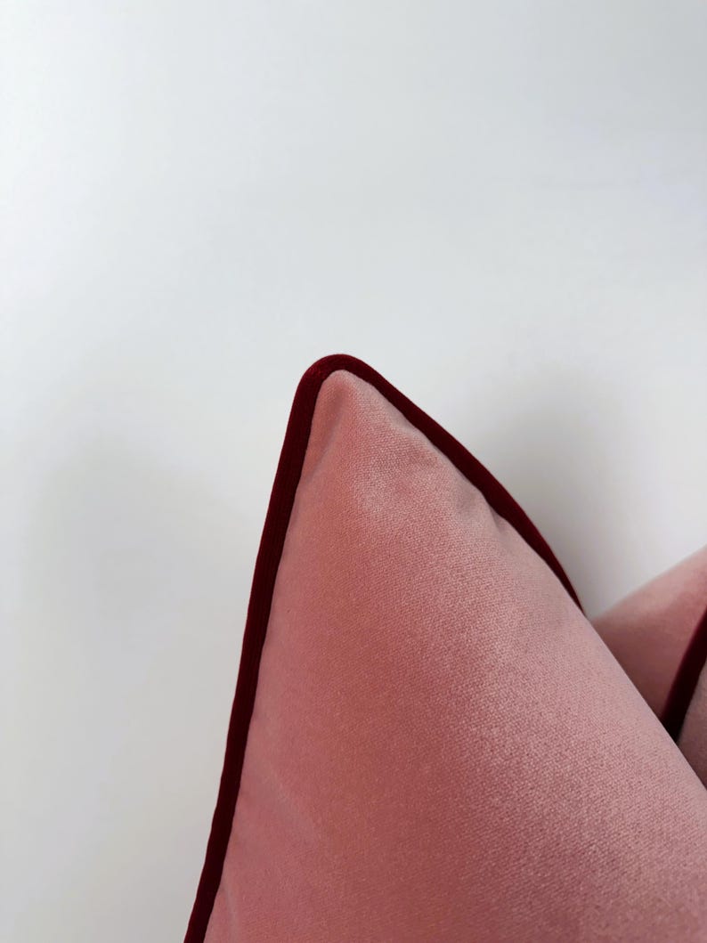 Aveline Oversized Blush Velvet Cushion 24x24 - additional styling image 3