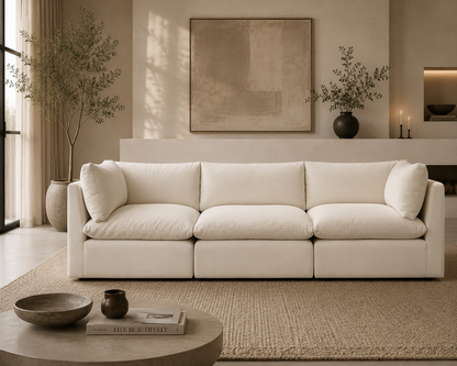 Arlo Feather 3-Piece Sofa