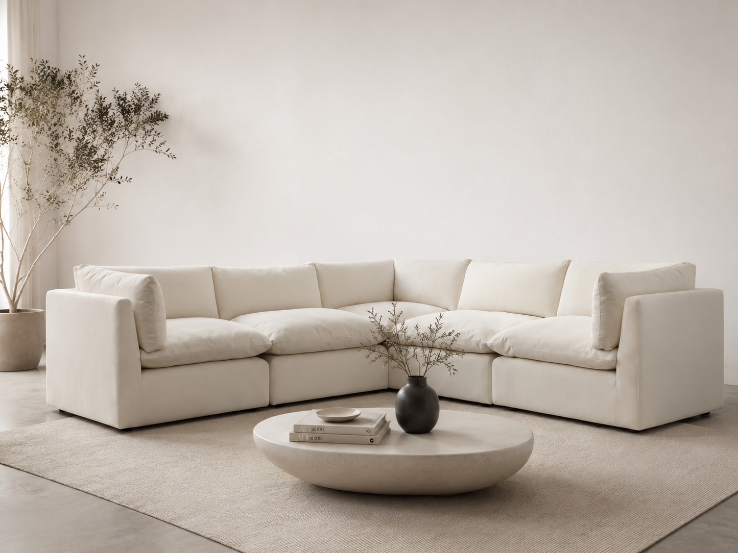 Arlo Feather 5-Piece Corner Sectional