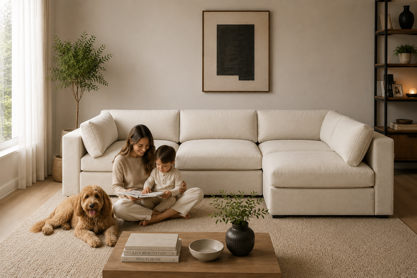 Belva L Shape Modular Sofa