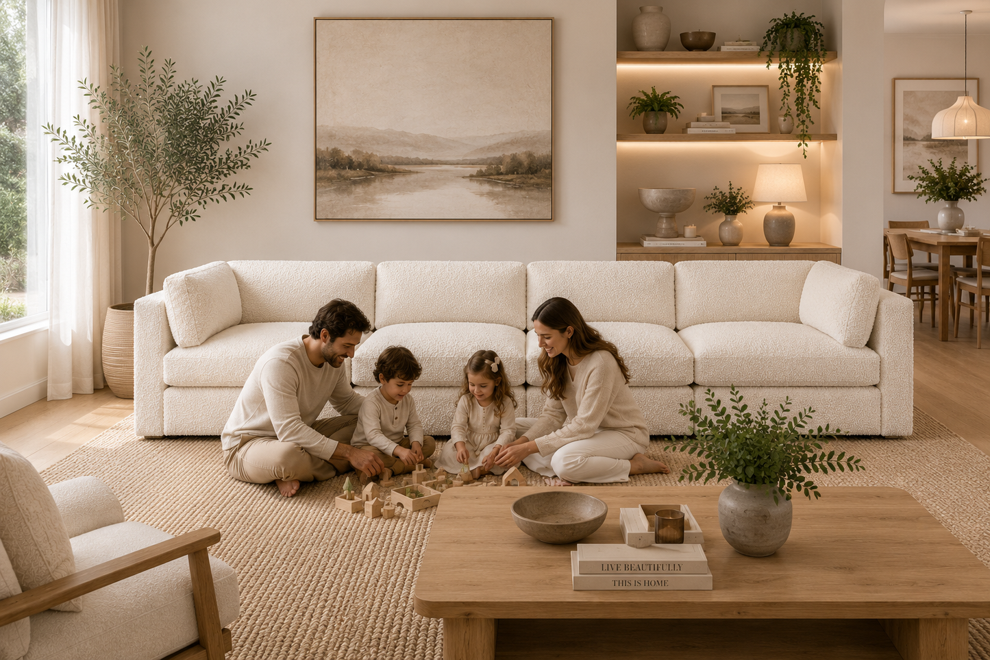 Belva 4 Seater Modular Sofa