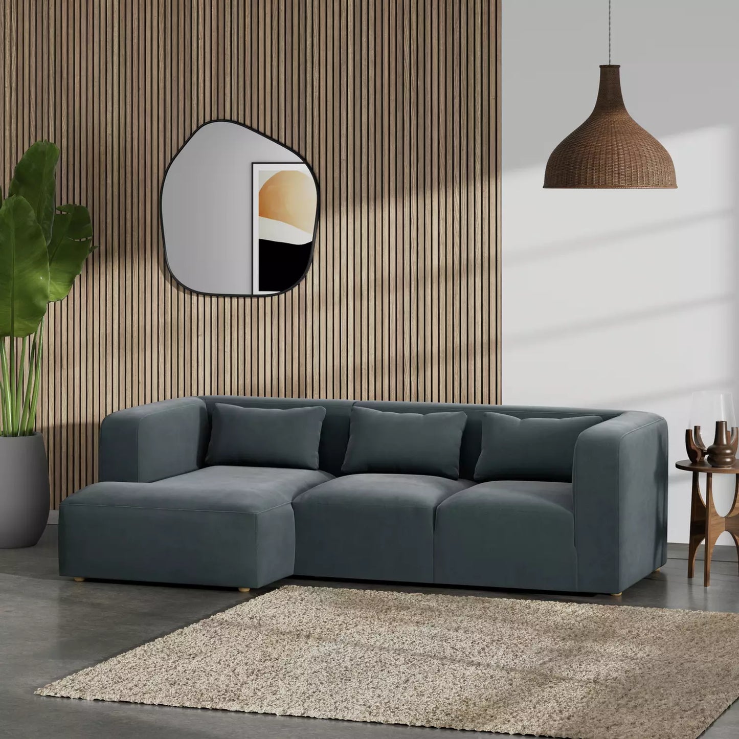 Vogue Modular Left Hand Corner Chaise Sofa