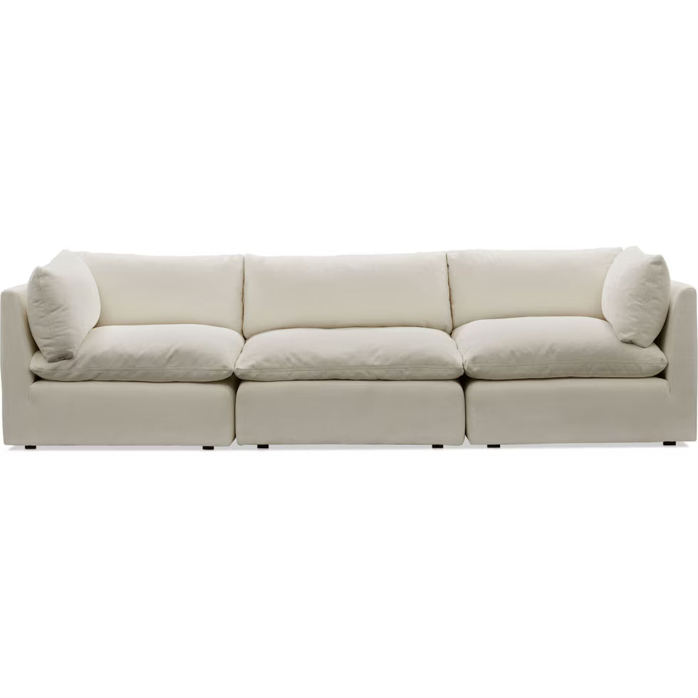 Arlo Feather 3-Piece Sofa