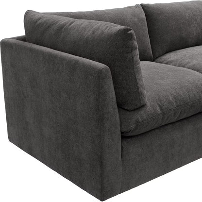 Arlo Feather 4-Piece Corner Sectional with Ottoman