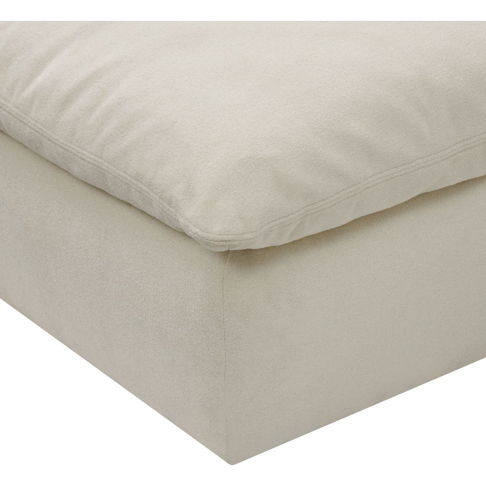 Arlo Feather 4-Piece Corner Sectional with Ottoman