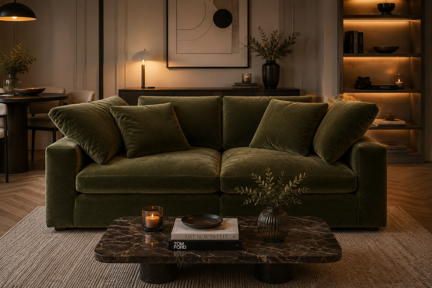 Lunara Cloud 2 Piece Modular Sofa