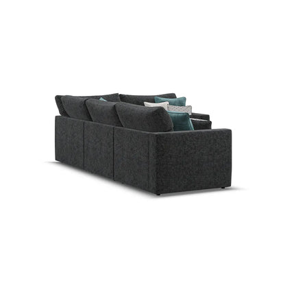 Noir Luxe 4 Seater Corner Sofa