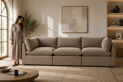 Arlo Feather 3-Piece Sofa