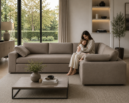 Velora Wide Arm 3-Piece L-Shaped Modular