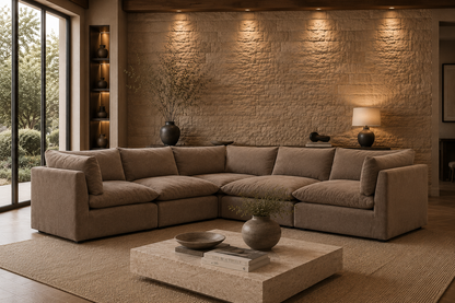 Arlo Feather 5-Piece Corner Sectional