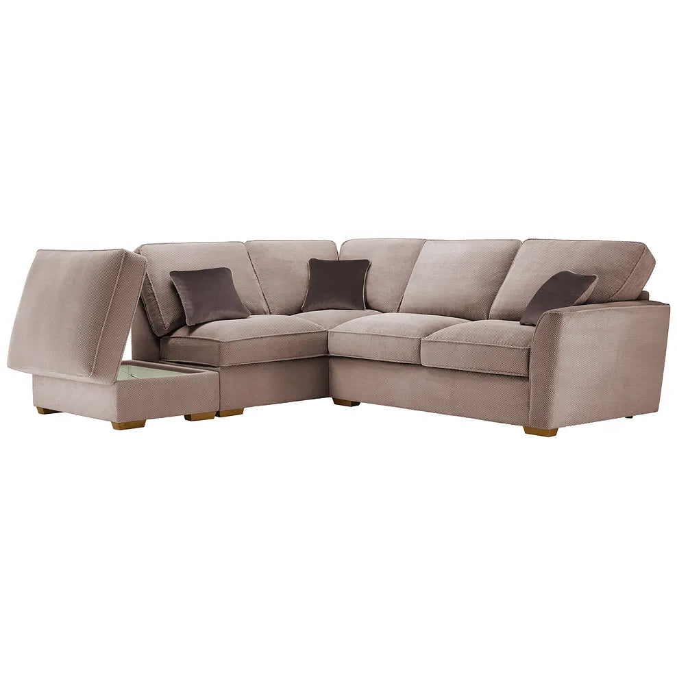 Alaska Corner Sofa Right Hand - luxury velvet corner sofa by Vogue Vocus view 2