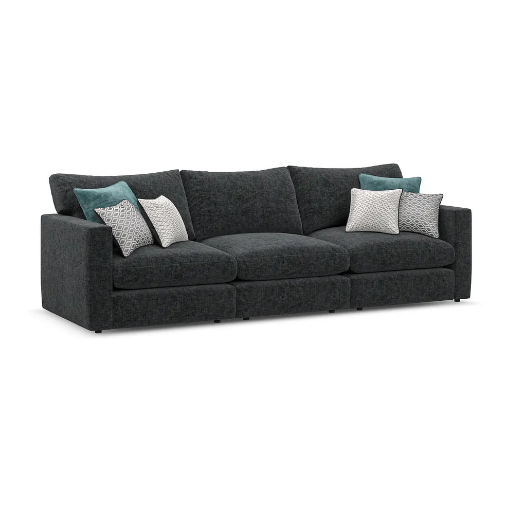 Noir Luxe 3 Seat  Sofa