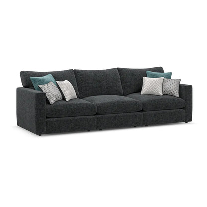 Noir Luxe 3 Seat  Sofa