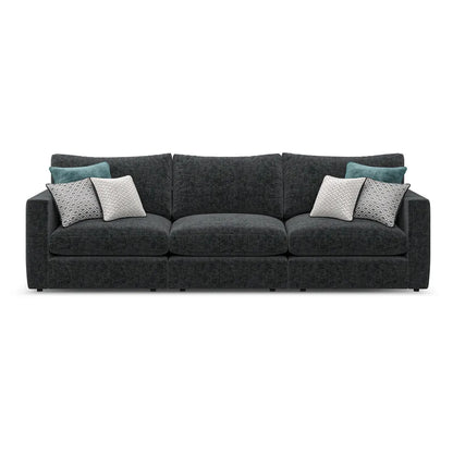 Noir Luxe 3 Seat  Sofa