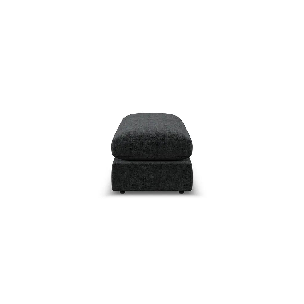 Noir Luxe Large Footstool