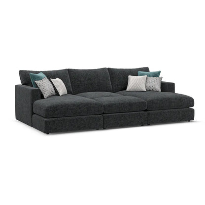 Noir Luxe Small Footstool