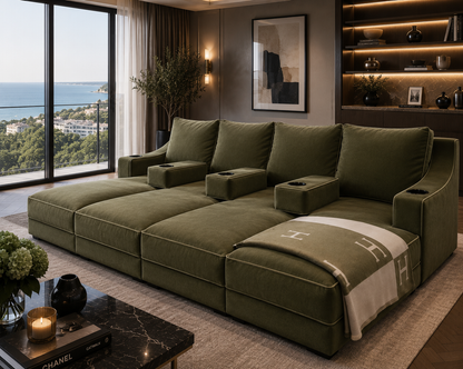 Nest Cinema Sofa With Piping